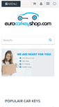 Mobile Screenshot of eurocarkeyshop.com